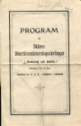 Äldre programblad - Programs pre 1913 Skånes Distriksmästerskap Brottning & Atletik 1909