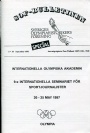 Olympiader Internationella Olympiska Akademin 1997