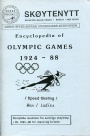 Norska idrottsböcker Speed skating encyclopedia of Olympic games 1924-88 