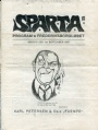 Äldre programblad - Programs pre 1913 Spartas Program ved Frederiksborglöpet 1907